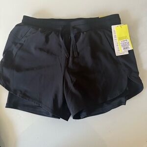 All in Motion Women's Black Athletic Shorts